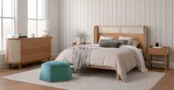 Candra Oak 1-Drawer Nightstand