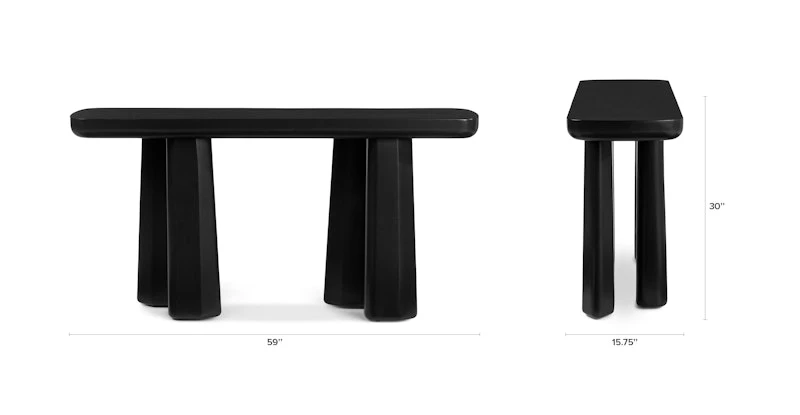 Walden Black Ash Console 7 Walden Black Ash Console - Image 7