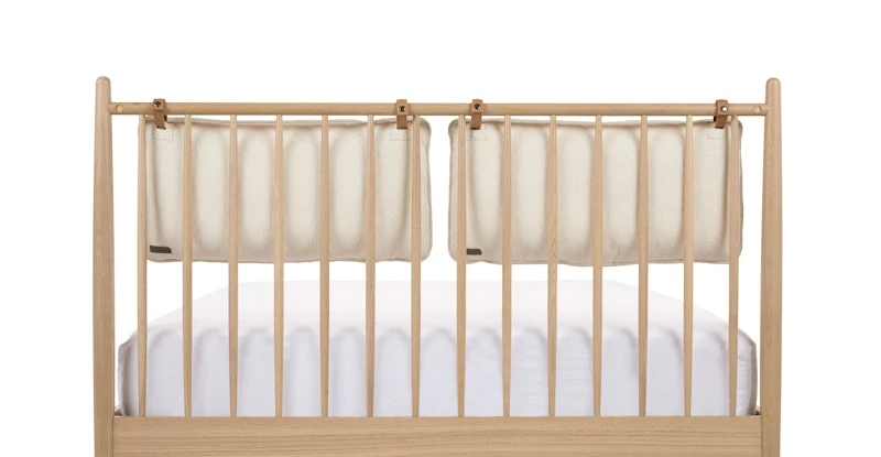 Lenia Oleander White Headboard Cushion Set 4 Lenia Oleander White Headboard Cushion Set - Image 4