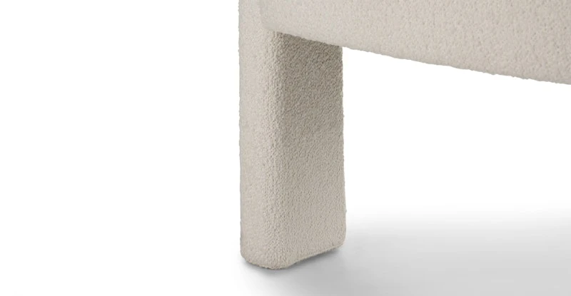 Everse Ivory Wool Bouclé Lounge Chair 7 Everse Ivory Wool Bouclé Lounge Chair - Image 7