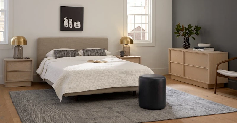 Aster Natural Ash 2-Drawer Nightstand 1 Aster Natural Ash 2-Drawer Nightstand