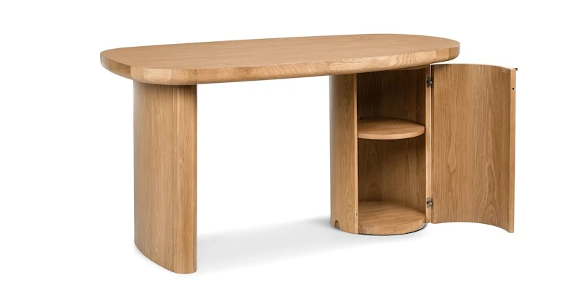 Baarlo Oak Desk 2 Baarlo Oak Desk - Image 2