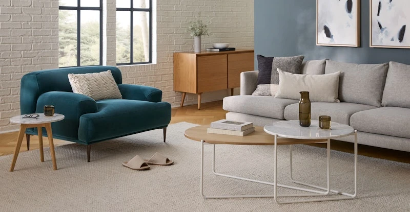 Abisko Plush Pacific Blue Lounge Chair 1 Abisko Plush Pacific Blue Lounge Chair