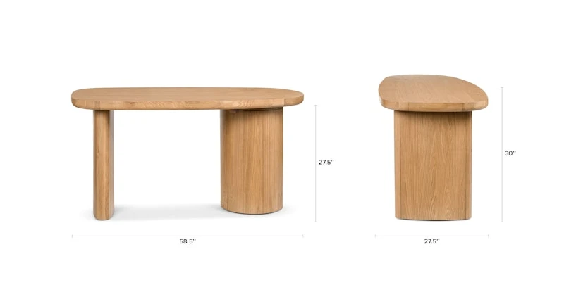 Baarlo Oak Desk 13 Baarlo Oak Desk - Image 13