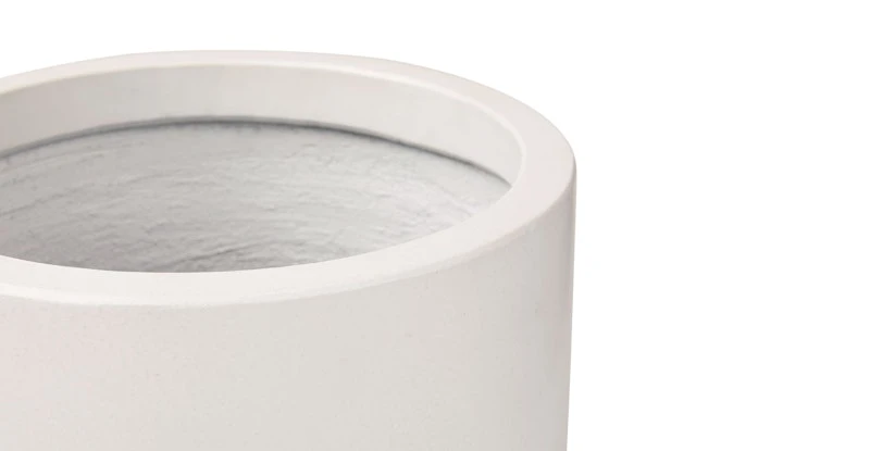 Tuva White Tall Wide Indoor/Outdoor Planter 3 Tuva White Tall Wide Indoor/Outdoor Planter - Image 3