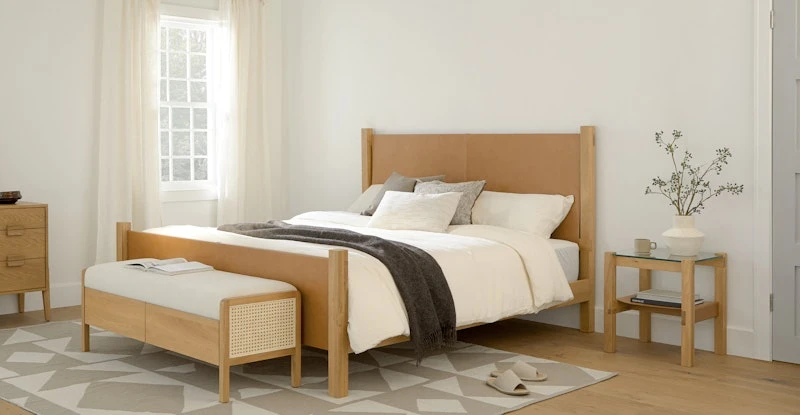 Stade Valley Tan Oak King Bed 1 Stade Valley Tan Oak King Bed