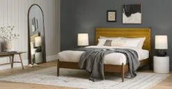 Laud Walnut Floor Mirror