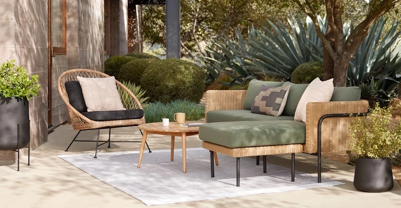 Aby Dravite Green Reversible Sectional 2 Aby Dravite Green Reversible Sectional - Image 2