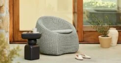 Avila Beach Sand Swivel Chair