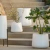 Tuva White Tall Narrow Indoor/Outdoor Planter