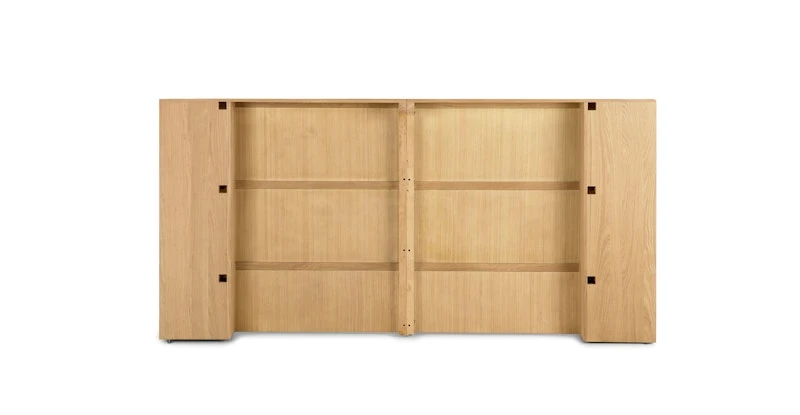 Kouva Oak King Storage Headboard 5 Kouva Oak King Storage Headboard - Image 5