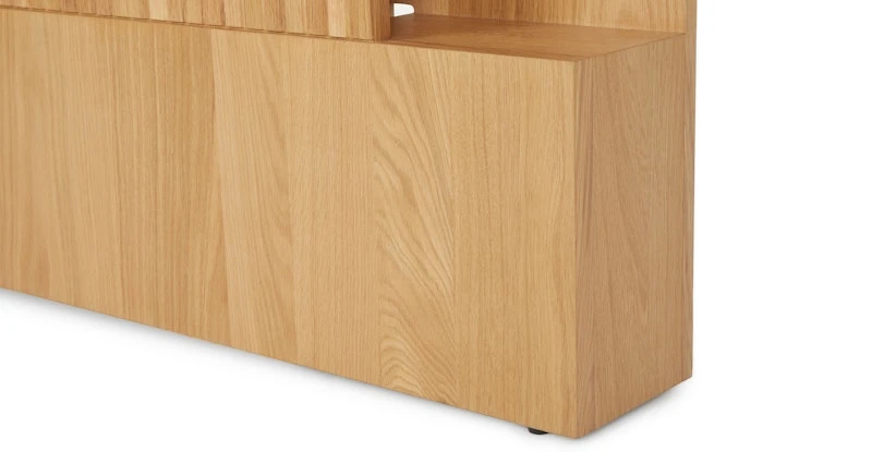 Kouva Oak King Storage Headboard 6 Kouva Oak King Storage Headboard - Image 6