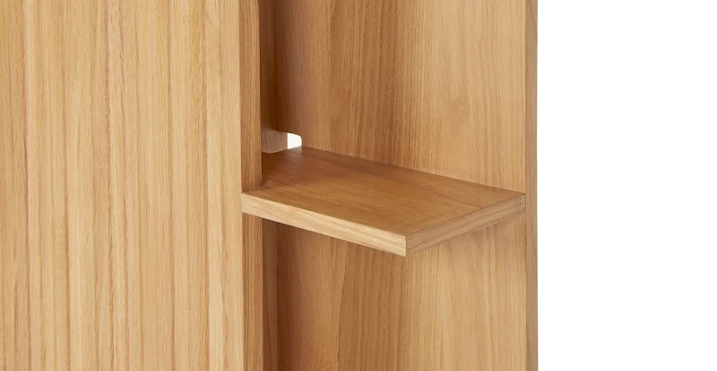 Kouva Oak King Storage Headboard 7 Kouva Oak King Storage Headboard - Image 7