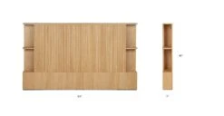 Kouva Oak King Storage Headboard 21 Kouva Oak King Storage Headboard -Article Shop image94184