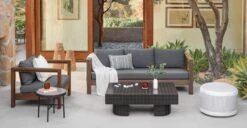 Palmera Dravite Black Sofa