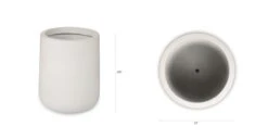 Tuva White Tall Wide Indoor/Outdoor Planter 9 Tuva White Tall Wide Indoor/Outdoor Planter -Article Shop image94545