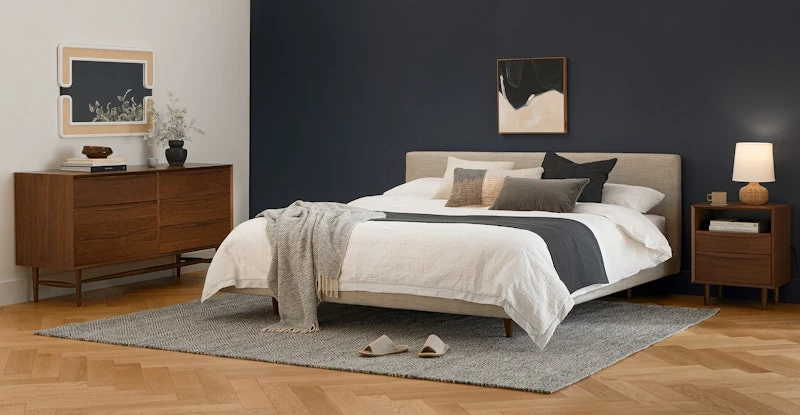 Tessu Clay Taupe King Bed 1 Tessu Clay Taupe King Bed