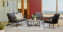 Calicut Coast Black Lounge Chair