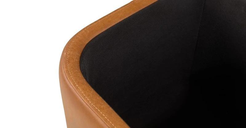 Maribo Rawhide Tan 19" Storage Ottoman 5 Maribo Rawhide Tan 19" Storage Ottoman - Image 5