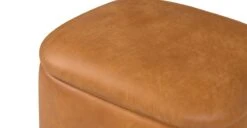 Maribo Rawhide Tan 19" Storage Ottoman 16 Maribo Rawhide Tan 19" Storage Ottoman -Article Shop image95507