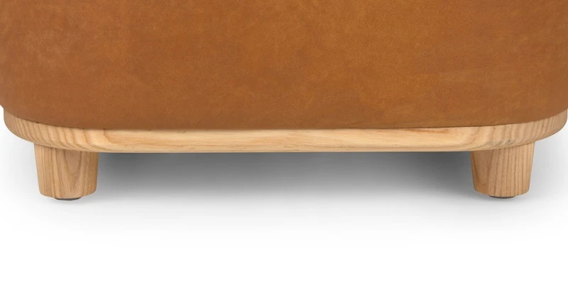 Maribo Rawhide Tan 19" Storage Ottoman 7 Maribo Rawhide Tan 19" Storage Ottoman - Image 7