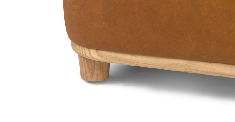 Maribo Rawhide Tan 19" Storage Ottoman 8 Maribo Rawhide Tan 19" Storage Ottoman - Image 8