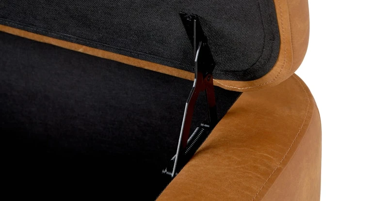 Maribo Rawhide Tan 48" Storage Ottoman 7 Maribo Rawhide Tan 48" Storage Ottoman - Image 7