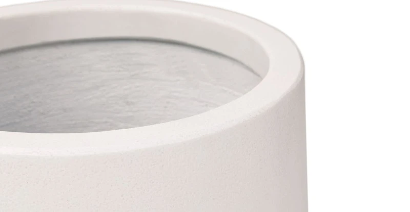 Tuva White Wide Indoor/Outdoor Planter Set 6 Tuva White Wide Indoor/Outdoor Planter Set - Image 6