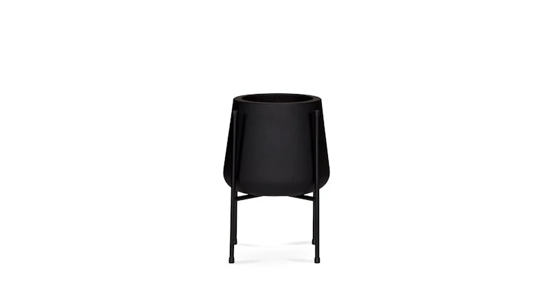 Tuva Black Narrow Indoor/Outdoor Planter Set 4 Tuva Black Narrow Indoor/Outdoor Planter Set - Image 4