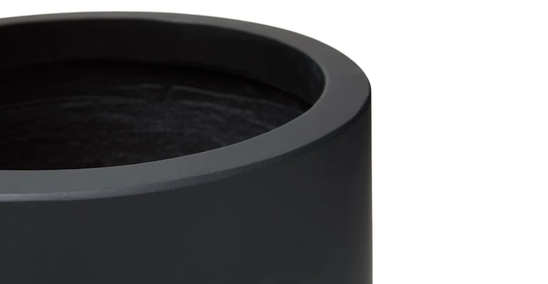 Tuva Black Narrow Indoor/Outdoor Planter Set 6 Tuva Black Narrow Indoor/Outdoor Planter Set - Image 6