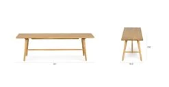 Seno Oak 55" Bench 15 Seno Oak 55" Bench -Article Shop image98317