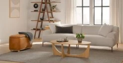 Maribo Rawhide Tan 32" Storage Ottoman