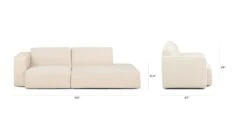 Sanna Magnet Ivory Left Arm Modular Sofa 27 Sanna Magnet Ivory Left Arm Modular Sofa -Article Shop image99265