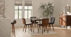 Vena Walnut Cafe Table