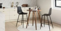 Seno Walnut 31" Round Bar Table